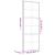 Ușă glisantă auriu 76x205 cm sticlă ESG transparentă/aluminiu GartenMobel Dekor