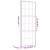 Ușă glisantă auriu 76x205 cm sticlă ESG transparentă/aluminiu GartenMobel Dekor