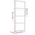 Ușă glisantă auriu 76x205 cm sticlă ESG transparentă/aluminiu GartenMobel Dekor