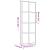 Ușă glisantă auriu 76x205 cm sticlă ESG transparentă/aluminiu GartenMobel Dekor