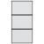 Ușă glisantă, negru, 102,5x205 cm, sticlă securizată/aluminiu GartenMobel Dekor
