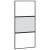 Ușă glisantă, negru, 102,5x205 cm, sticlă securizată/aluminiu GartenMobel Dekor