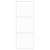 Ușă glisantă, alb, 76x205 cm, sticlă securizată/aluminiu GartenMobel Dekor