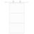 Ușă glisantă, alb, 102,5x205 cm, sticlă securizată/aluminiu GartenMobel Dekor