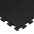 Placă de podea din cauciuc, negru, 12 mm, 90x120 cm GartenMobel Dekor