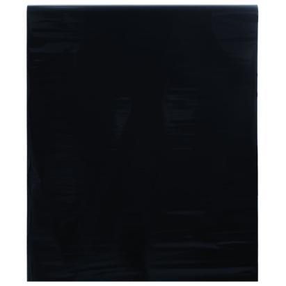 Folie pentru fereastră statică, negru mat, 45x1000 cm, PVC GartenMobel Dekor