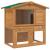 Cușcă de exterior iepuri cușcă adăpost animale mici 3 uși lemn  GartenMobel Dekor