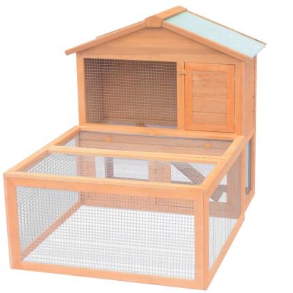 Cușcă pentru iepuri și alte animale de exterior, lemn   GartenMobel Dekor