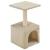 Ansamblu pentru pisici, stâlpi cu funie de sisal, bej, 55 cm GartenMobel Dekor