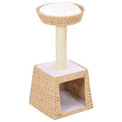 Ansamblu pentru pisici, stâlp cu funie de sisal, iarbă de mare GartenMobel Dekor