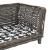 Coș pentru câini cu pernă, gri, 50x33x30 cm, salcie naturală GartenMobel Dekor