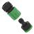 Furtun de grădină cu set de racorduri, verde, 0,9", 30 m, PVC GartenMobel Dekor