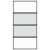 Ușă glisantă, negru, 102,5x205 cm, sticlă securizată/aluminiu GartenMobel Dekor