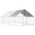 Coteț de păsări pentru exterior, 2,75x6x1,92 m, oțel galvanizat   GartenMobel Dekor