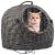 Coș transport pentru pisici, gri, 60x45x45 cm, răchită naturală GartenMobel Dekor