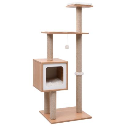 Ansamblu pentru pisici, covoraș din funie de sisal, 123 cm GartenMobel Dekor