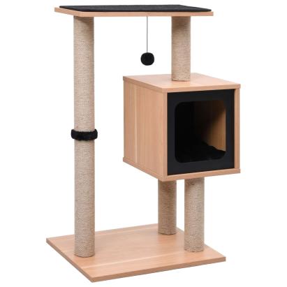 Ansamblu pentru pisici, covoraș din funie de sisal, 82 cm GartenMobel Dekor