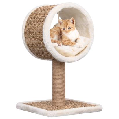 Ansamblu de pisici cu tunel și jucărie, 56 cm, iarbă de mare GartenMobel Dekor