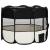 Țarc de câini pliabil cu sac de transport, negru, 90x90x58 cm GartenMobel Dekor