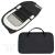 Țarc de câini pliabil cu sac de transport, negru, 125x125x61 cm GartenMobel Dekor