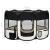 Țarc de câini pliabil cu sac de transport, negru, 125x125x61 cm GartenMobel Dekor