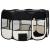 Țarc de câini pliabil cu sac de transport, negru, 145x145x61 cm GartenMobel Dekor