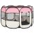 Țarc joacă pliabil câini cu sac de transport roz 90x90x58 cm GartenMobel Dekor