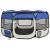 Țarc câini pliabil cu sac de transport, albastru, 125x125x61 cm GartenMobel Dekor