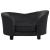 Canapea pentru câini negru 69x49x40 cm, pluș/piele ecologică GartenMobel Dekor