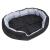 Pernă reversibilă lavabilă pt câini gri și negru, 110x80x23 cm GartenMobel Dekor