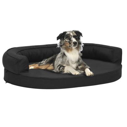 Saltea ergonomică pat de câini, negru, 75x53 cm, aspect de in GartenMobel Dekor