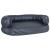 Pat pentru câini spumă ergonomică albastru 60x42 cm piele eco GartenMobel Dekor