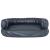 Pat pentru câini spumă ergonomică albastru 60x42 cm piele eco GartenMobel Dekor