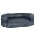 Pat de câini, spumă ergonomică, albastru, 75x53 cm, piele eco GartenMobel Dekor