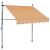 Copertină retractabilă manual cu LED, galben & albastru, 100 cm GartenMobel Dekor