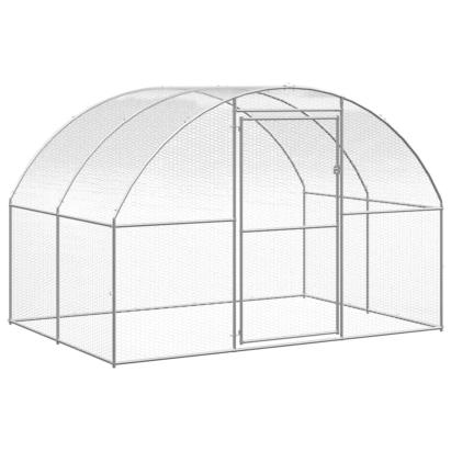 Volieră de păsări pentru exterior, 3x2x2 m, oțel galvanizat GartenMobel Dekor