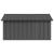 Casă pentru câini antracit 116,5x153x81,5 cm oțel galvanizat GartenMobel Dekor