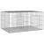 Cușcă pentru iepuri, 2 panouri, 110x79x54 cm, fier galvanizat GartenMobel Dekor