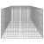 Cușcă pentru iepuri, 6 panouri, 327x79x54 cm, fier galvanizat GartenMobel Dekor