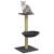 Ansamblu pisici cu stâlp din funie de sisal, gri închis, 74 cm GartenMobel Dekor