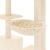 Ansamblu de pisici cu stâlpi din funie de sisal, crem, 142 cm GartenMobel Dekor