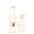 Ansamblu de pisici cu stâlpi din funie de sisal, crem, 279 cm GartenMobel Dekor
