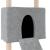 Ansamblu de pisici, stâlpi din funie sisal, gri deschis, 153 cm GartenMobel Dekor