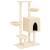 Ansamblu pisici cu stâlpi de zgâriere, crem, 117 cm, sisal GartenMobel Dekor