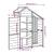 Magazie de unelte de grădină maro 120x53,5x170cm lemn masiv pin GartenMobel Dekor