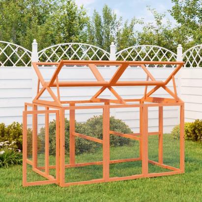 Cutie de mișcare maro 141x94x104 cm lemn masiv de pin GartenMobel Dekor
