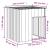 Cușcă câine cu acoperiș antracit 110x103x109 cm oțel galvanizat GartenMobel Dekor