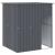 Cușcă câine cu acoperiș antracit 165x153x181 cm oțel galvanizat GartenMobel Dekor