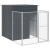 Cușcă câine cu țarc antracit 165x251x181 cm oțel galvanizat GartenMobel Dekor