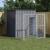 Cușcă câine cu țarc antracit 165x251x181 cm oțel galvanizat GartenMobel Dekor